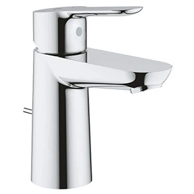 Afbeelding van GROHE BauEdge Wastafelkraan met EcoJoy® trekwaste chroom