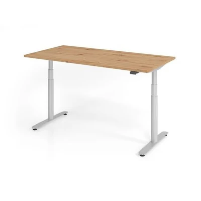 Afbeelding van XDLR 16 S 160x80 Bureau Elektrisch in hoogte verstelbaar 160 x 80 Knoestige Eiken Tafelhoogte I