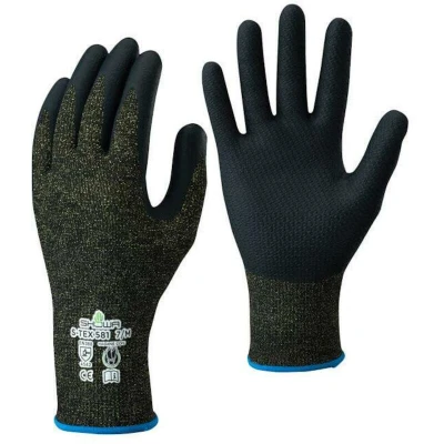 Afbeelding van SHOWA S TEX 581 handschoenen grijs/zwart 9/XL