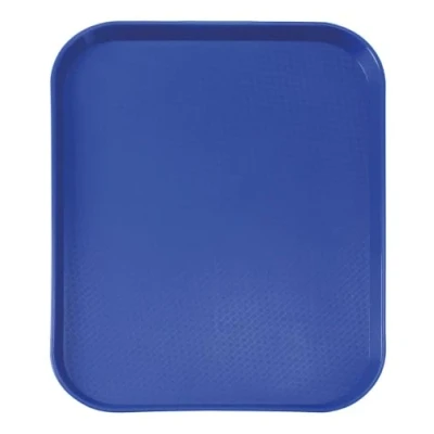 Afbeelding van HENDI Fastfood dienblad, small, temperatuurbestendig tot 80 C, 265x345x(H)20mm, polypropyleen, blauw