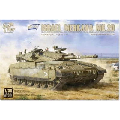 Afbeelding van 1:35 Border Model BT037 Israel Merkava Mk.2D met Volledig Interieur Plastic Modelbouwpakket