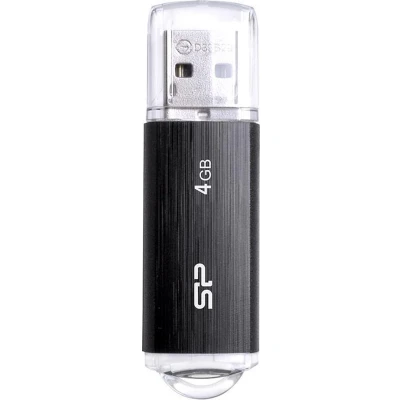 Afbeelding van Silicon Power U02 Ultima USB Pendrive 4GB 2.0 Black