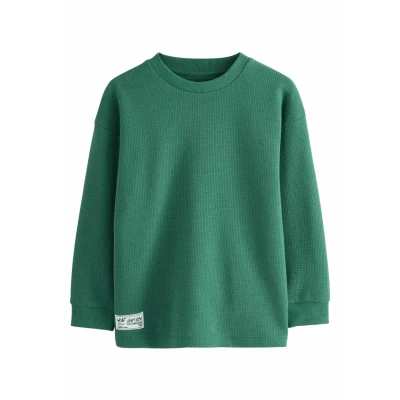 Afbeelding van Next Shirt donkerblauw / groen olijfgroen wit