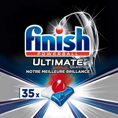 Afbeelding van Finish Powerball Quantum Ultimate Vaatwastabletten, 35 vaatwastabletten