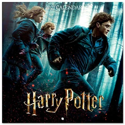 Afbeelding van Grupo Erik Harry Potter Wandkalender 2021, Groen, 30,0 X Cm
