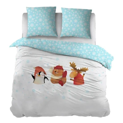 Afbeelding van Snoozing Doly Flanel Dekbedovertrek Lits jumeaux 270x200/220 cm Multi