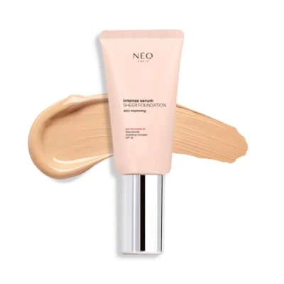 Afbeelding van NEO MAKE up Intense Serum Sheer Foundation Gezichtsmake Hydraterend Skincare SPF 30 01 Porcelain ml