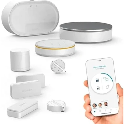 Afbeelding van somfy 1875259 Home Alarm Advanced Draadloos aangesloten alarmsysteem Protect Compatibel met Alexa, Google Assistant en TaHoma,Wit