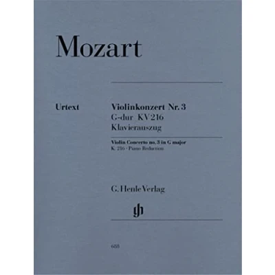 Afbeelding van Violinkonzert Nr. 3 G dur KV 216