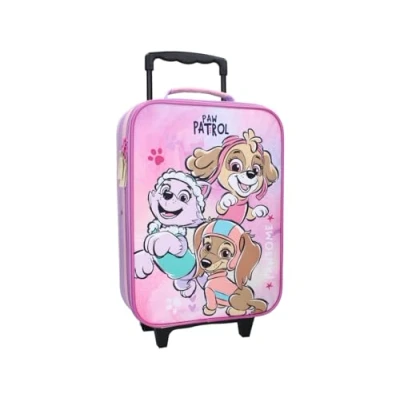 Afbeelding van Paw Patrol Furever Fun Trolley Koffer Roze