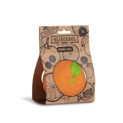 Afbeelding van Oli &amp; Carol Sensorische Bal Baby Sinaasappel