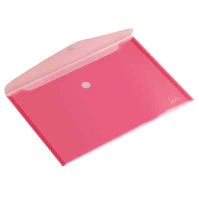 Afbeelding van HF2 Enveloptas A5 250x180mm dwars transparant rood