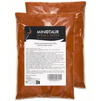 Afbeelding van Minotaur Spices Paprikapoeder zoet, mild, 2 X 500 g (1 Kg)