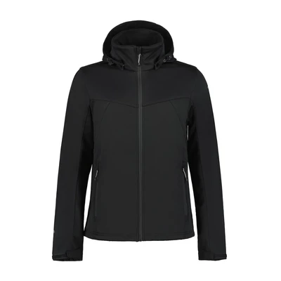 Afbeelding van Icepeak Biggs Softshelljas, Heren, Maat: 48, Basic black
