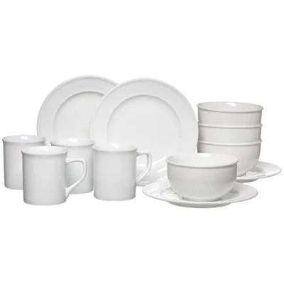 Afbeelding van Ritzenhoff &amp; Breker Ontbijtserviesset Service, Simple (Teller, Schale, Kaffeebecher) (set, 12 delig)