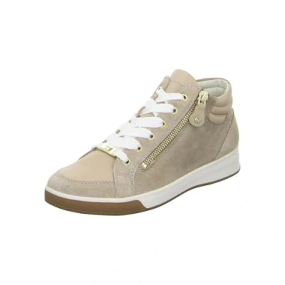 Afbeelding van ara Sneakers hoog sand, Dames, Maat: 41, Sand Nubukleer