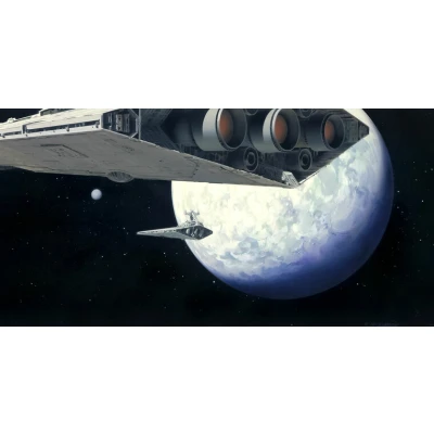 Afbeelding van Komar Vliesbehang Star Wars Classic RMQ Stardestroyer (set)