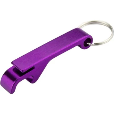 Afbeelding van Knaak Bier Sleutelhanger Bieropener Beer Opener Flesopener Keychain Paars