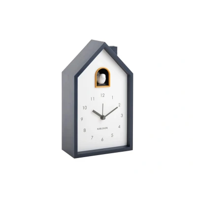 Afbeelding van Karlsson Wekker Modern Cuckoo Blauw 12x6x20cm Scandinavisch