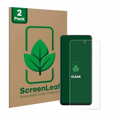 Afbeelding van ScreenLeaf Screenprotector voor Samsung Galaxy A51 Duurzame schermbescherming Folie Beschermfolie transparant (2 Stuks)