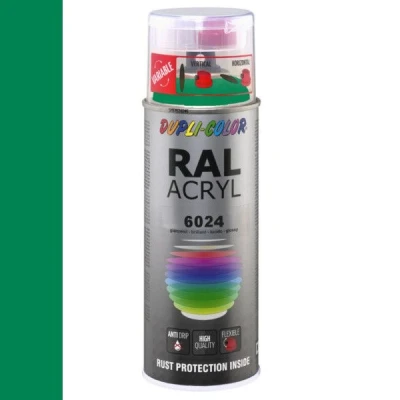 Afbeelding van Dupli Color Ral Acryl 6024 Verkeersgroen Hoogglans 400 ml