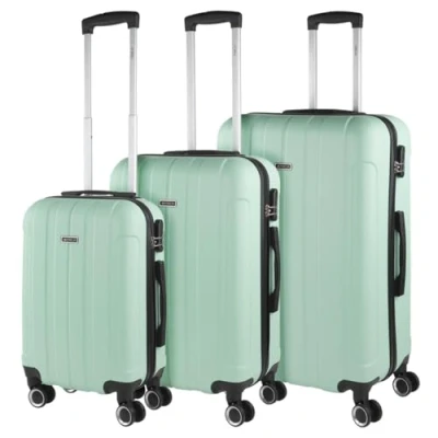 Afbeelding van ITACA Valises. Lot de Valise Rigides 4 Roulettes Grande Taille, soute Avion, Bagages pour Voyages.Ensemble Voyage. Verrouillage à Combinaison 771100, Munt