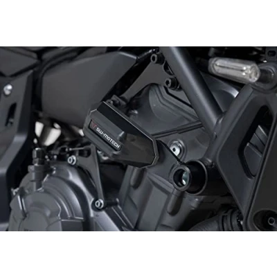 Afbeelding van SW Motech Frame slider kit Zwart. Yamaha MT 07 (14 ) / Tracer (16 ).