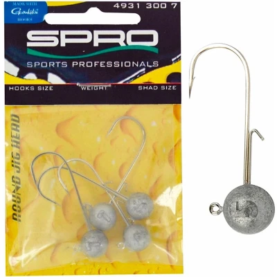 Afbeelding van Spro Round Jighead Hooksize 1/0 Maat : 14g 6 7cm