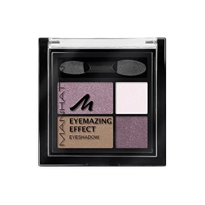 Afbeelding van Manhattan Eyemazing Effect oogschaduw, make up palette, met vier glinsterende oogschaduwkleuren, voor smokey eyes, kleur Fancy Nudes 60M, 1 x 5 g