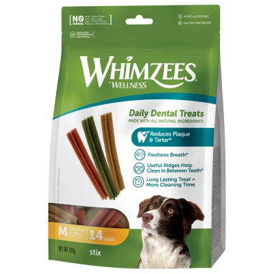 Afbeelding van Whimzees Stix Stazak Hondensnacks Dental 14 stuks Medium