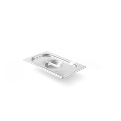 Afbeelding van HENDI Gastronorm deksel met lepeluitsparing Kitchen Line GN 1/4 265x162 mm