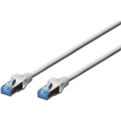 Afbeelding van Digitus CAT 5e F UTP patchkabel PVC AWG 26/7 lengte 7 m kleur grijs (F/UTP, CAT5e, 7 m), Netwerkkabel