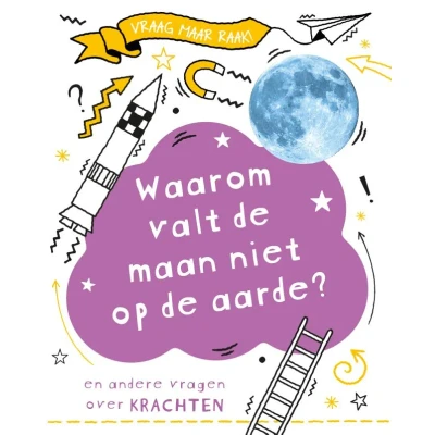 Afbeelding van Waarom valt de maan niet op aarde