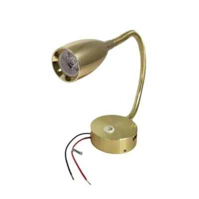 Afbeelding van MARVIX Flexibele led zwanenhals leeslamp 12 V 24 spotlight touch dimbare schakelaar USB oplaadpoort kaart lamp voor camper boot
