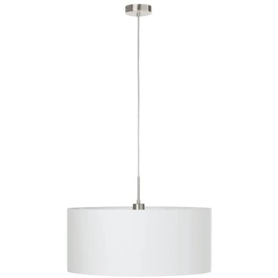 Afbeelding van EGLO Hanglamp PASTERI wit / ø53 x h110 cm excl. 1x e27 (elk max. 60 w) lamp van stof