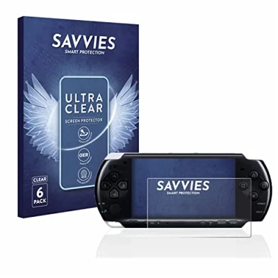 Afbeelding van Savvies (6 Stuks) Schermbeschermer voor Sony PSP 3004 Screen Protector Ultra Transparant
