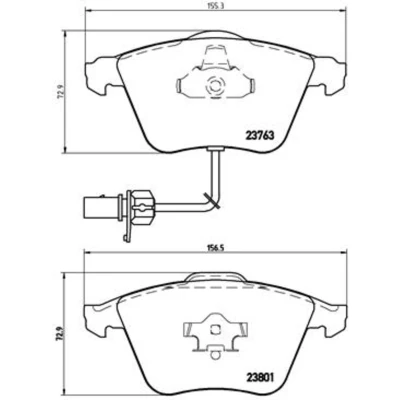 Afbeelding van Brembo Remblokset P 85 084