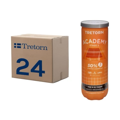 Afbeelding van Tretorn Academy Stage 2 (Doos 24x 3 pack)