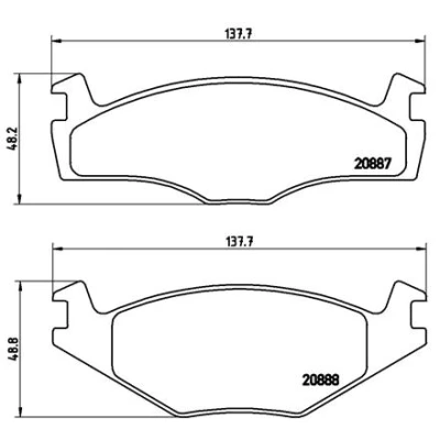 Afbeelding van Brembo Remblokset P 85 024