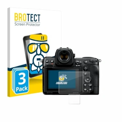 Afbeelding van BROTECT Glas Screen Protector voor Nikon Z 8 (Display + Schouderdisplay) (3 Stuks) Schermbeschermer [9H Hardheid, Beschermglas Folie niet Gehard Glas]