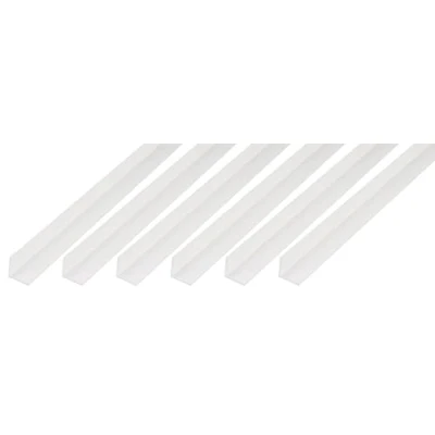 Afbeelding van GAH Alberts 499020 485054 hoekprofiel kunststof, wit, 1000 x 30 mm set van 6