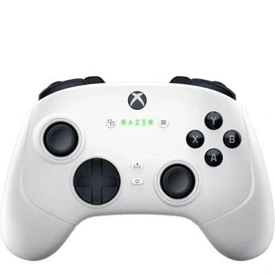 Afbeelding van Razer Wolverine V3 Pro Draadloze Esports Controller voor Xbox &amp; PC (Draadloze HyperSpeed, Mecha Tactiele Actie Knoppen, Anti drift Hall Effect analoge thumbsticks, haptische trillingen) Wit