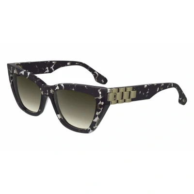 Afbeelding van Victoria Beckham Donna VB668S 010 Occhiali da sole Acetato Havana Cat Eye Normale