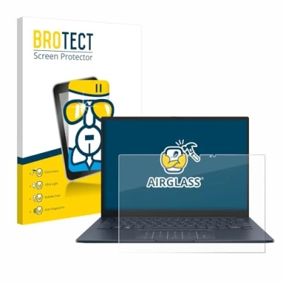 Afbeelding van BROTECT Screenprotector voor ASUS ZenBook 14 OLED UX3405 Folie Beschermfolie Beschermglas transparant