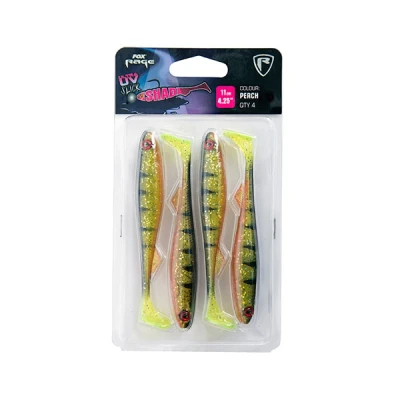 Afbeelding van Fox Rage Slick Shad Perch Ultra UV Packs 11cm 4pcs