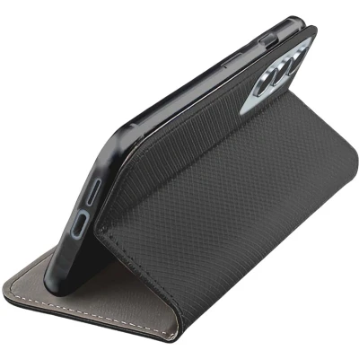 Afbeelding van Jaym, Folio hoesje Geschikt voor Samsung Galaxy A35 5G magnetische functie standaard, Zwart