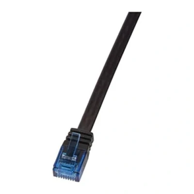 Afbeelding van LogiLink 0.25m Cat.5e U/UTP netwerkkabel Zwart 0,25 m Cat5e (UTP)