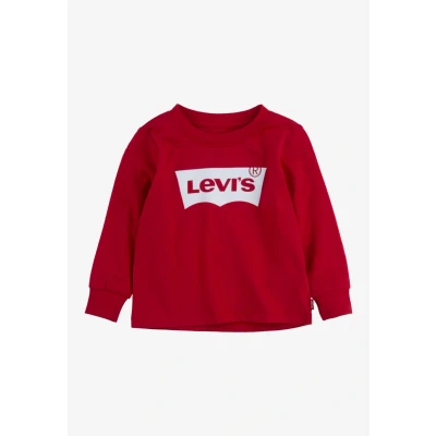 Afbeelding van Levi&#039;s Kids longsleeve Batwing met logo rood