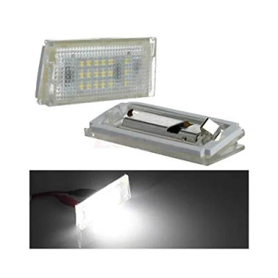 Afbeelding van Goforjump 2 stuks LED kentekenplaatverlichting voor B/MW Mini Cooper One R50 Convertible R52 S R53 wit
