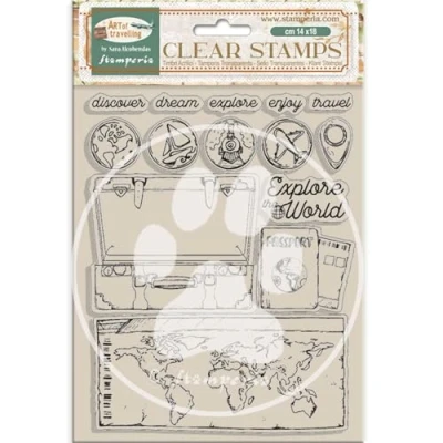 Afbeelding van Stamperia WTK209 acryl stempel, helder, 14 x 18 1 cm